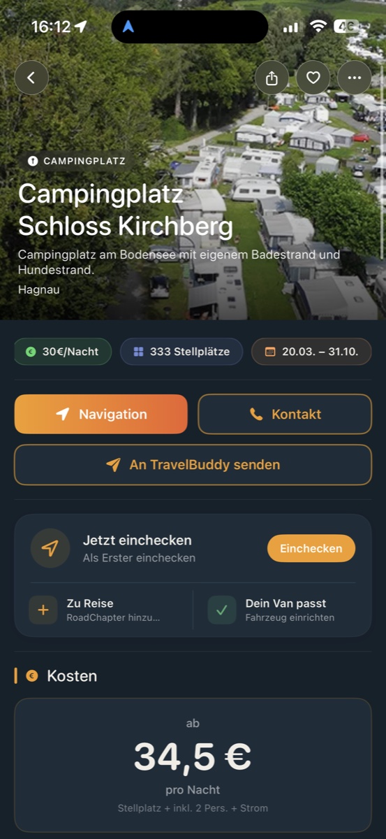 RoadChapter – pitch details with photos and reviews